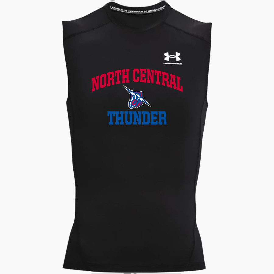 NORTH CENTRAL THUNDER UA Men's Heatgear Armour Compression Sleeveless Top