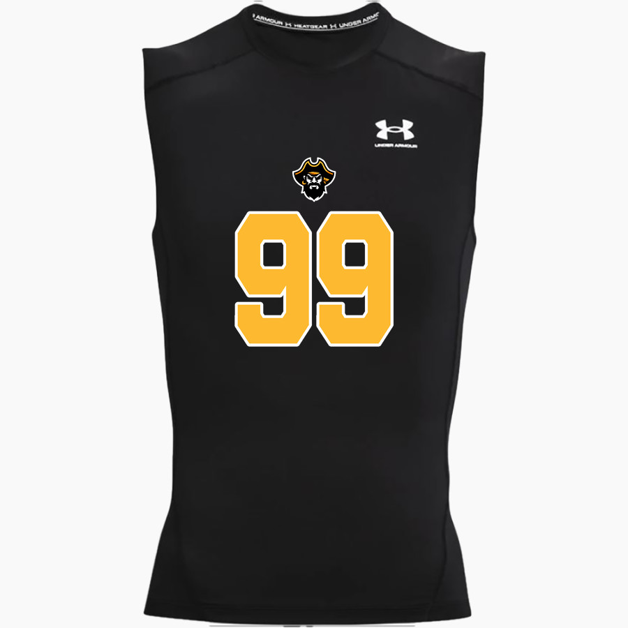 CRANDALL HIGH SCHOOL PIRATES UA Men's Heatgear Armour Compression Sleeveless Top