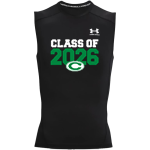 CENTRAL HIGH SCHOOL LITTLE GREEN <span class="pdp-name-mascot">CENTRAL LITTLE GREEN</span> UA Men's Heatgear Armour Compression Sleeveless Top Front Thumbnail