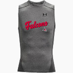 UW River Falls Falcons <span class="pdp-name-mascot">UW River Falls Falcons</span> UA Men's Heatgear Armour Compression Sleeveless Top Front Thumbnail