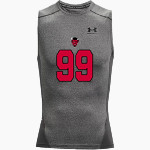 Chaffee Red Devils <span class="pdp-name-mascot">Chaffee Schools Red Devils</span> UA Men's Heatgear Armour Compression Sleeveless Top Front Thumbnail