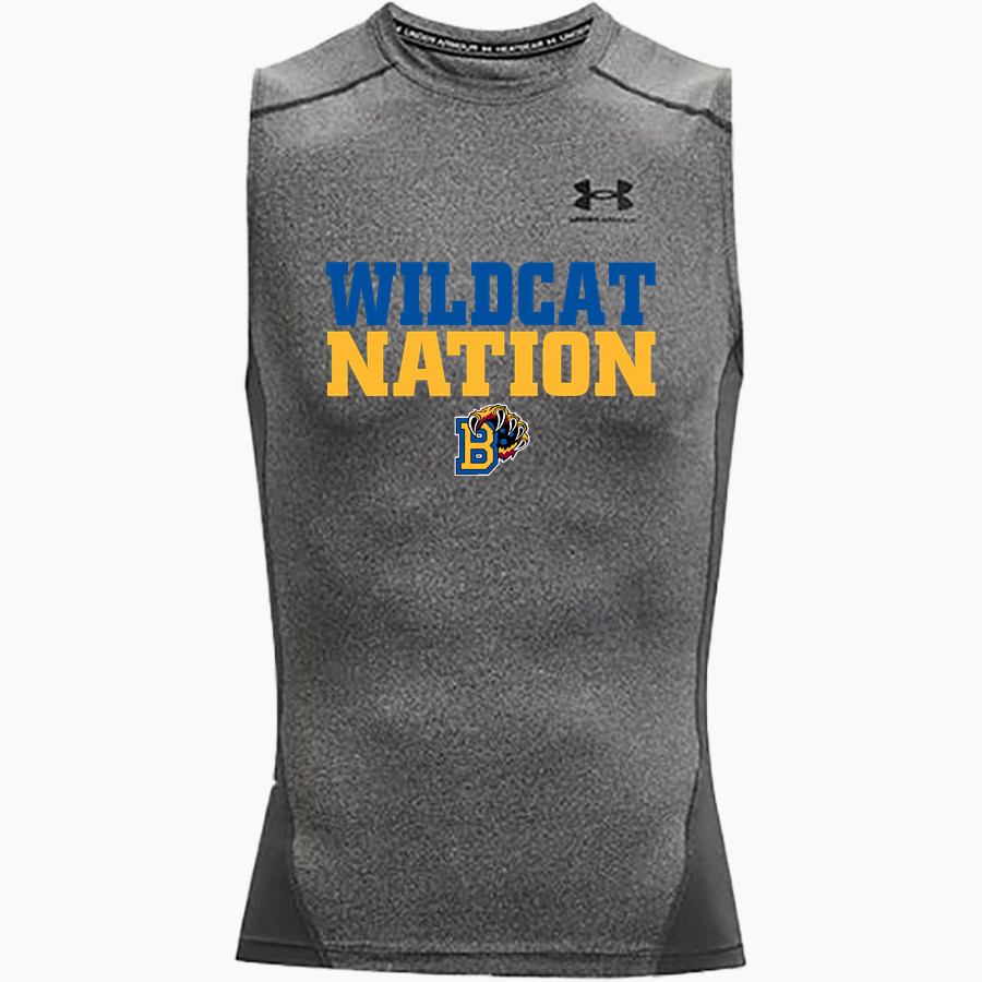 Brawley Union Wildcats <span class="pdp-name-mascot">Brawley Union Wildcats</span> UA Men's Heatgear Armour Compression Sleeveless Top