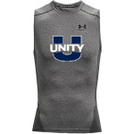 Unity School Mustangs <span class="pdp-name-mascot">Unity School Mustangs</span> UA Men's Heatgear Armour Compression Sleeveless Top Front Thumbnail