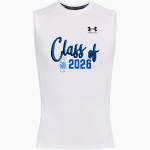 WENDELL PHILLIPS ACADEMY WILDCATS <span class="pdp-name-mascot">WENDELL PHILLIPS ACADEMY WILDCATS</span> UA Men's Heatgear Armour Compression Sleeveless Top Front Thumbnail