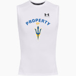 VILLA GROVE HIGH SCHOOL BLUE DEVILS <span class="pdp-name-mascot">VILLA GROVE BLUE DEVILS</span> UA Men's Heatgear Armour Compression Sleeveless Top Front Thumbnail