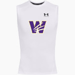 WILDER HIGH SCHOOL WILDCATS UA Men's Heatgear Armour Compression Sleeveless Top Front Thumbnail