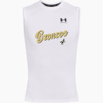 Daleville Broncos UA Men's Heatgear Armour Compression Sleeveless Top Front Thumbnail