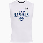 Texas School for the Deaf UA Men's Heatgear Armour Compression Sleeveless Top Front Thumbnail
