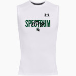 SPECTRUM HIGH SCHOOL STING <span class="pdp-name-mascot">SPECTRUM STING</span> UA Men's Heatgear Armour Compression Sleeveless Top Front Thumbnail