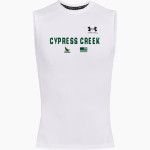 Cypress Creek Coyotes UA Men's Heatgear Armour Compression Sleeveless Top Front Thumbnail