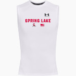 Spring Lake Lakers <span class="pdp-name-mascot">Spring Lake Lakers</span> UA Men's Heatgear Armour Compression Sleeveless Top Front Thumbnail