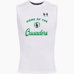 ST BERNARD'S ACADEMY CRUSADERS <span class="pdp-name-mascot">ST BERNARD'S CATHOLIC CRUSADERS</span> UA Men's Heatgear Armour Compression Sleeveless Top Front Thumbnail