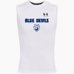 Springbrook Blue Devils <span class="pdp-name-mascot">Springbrook Blue Devils</span> UA Men's Heatgear Armour Compression Sleeveless Top Front Thumbnail