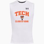 Tech High School Tigers <span class="pdp-name-mascot">Tech High School</span> UA Men's Heatgear Armour Compression Sleeveless Top Front Thumbnail