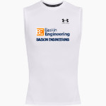 Baskin Engineering Sideline Store <span class="pdp-name-mascot">Baskin Engineering Banana Slugs</span> UA Men's Heatgear Armour Compression Sleeveless Top Front Thumbnail
