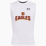 LINDBLOM MATH AND SCIENCE ACADEMY EAGLES UA Men's Heatgear Armour Compression Sleeveless Top Front Thumbnail