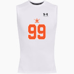 East Mcdowell Trojans <span class="pdp-name-mascot">East Mcdowell Trojans</span> UA Men's Heatgear Armour Compression Sleeveless Top Front Thumbnail