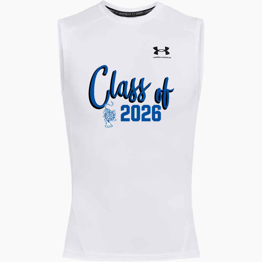 WENDELL PHILLIPS ACADEMY WILDCATS <span class="pdp-name-mascot">WENDELL PHILLIPS ACADEMY WILDCATS</span> UA Men's Heatgear Armour Compression Sleeveless Top