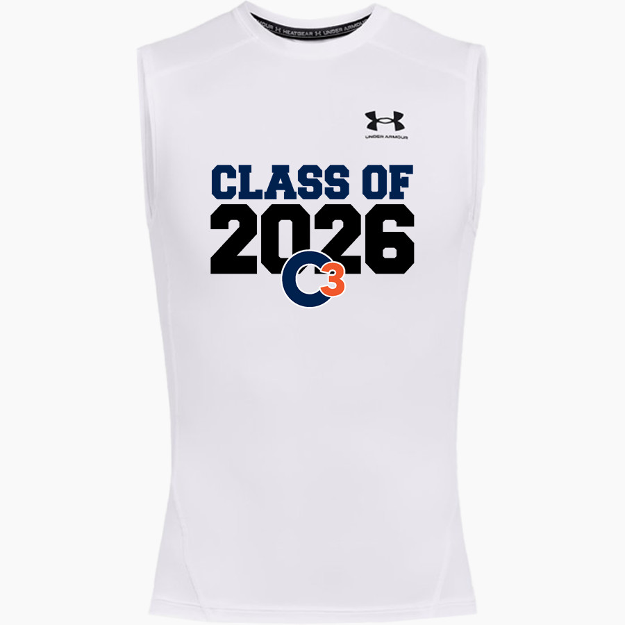 Active Academies Active Academy <span class="pdp-name-mascot">Active Academy</span> UA Men's Heatgear Armour Compression Sleeveless Top