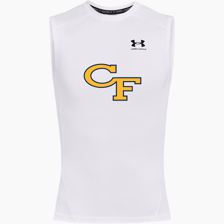 Cape Fear Colts <span class="pdp-name-mascot">Cape Fear Colts</span> UA Men's Heatgear Armour Compression Sleeveless Top