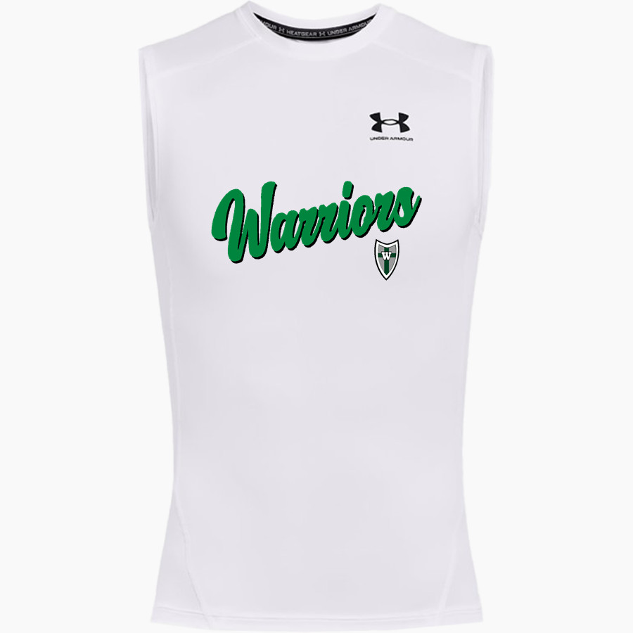 West Lutheran Warriors <span class="pdp-name-mascot">West Lutheran Warriors</span> UA Men's Heatgear Armour Compression Sleeveless Top