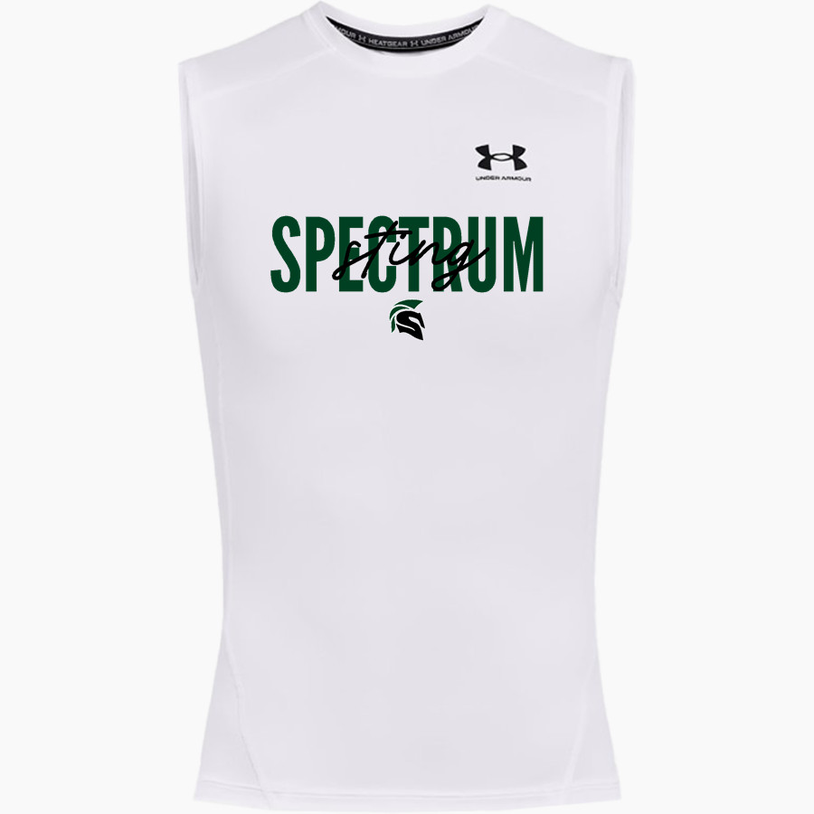 SPECTRUM HIGH SCHOOL STING <span class="pdp-name-mascot">SPECTRUM STING</span> UA Men's Heatgear Armour Compression Sleeveless Top