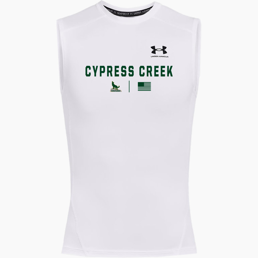 Cypress Creek Coyotes UA Men's Heatgear Armour Compression Sleeveless Top
