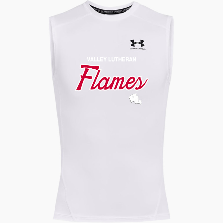 Valley Lutheran Flames <span class="pdp-name-mascot">Valley Lutheran High School Flames</span> UA Men's Heatgear Armour Compression Sleeveless Top