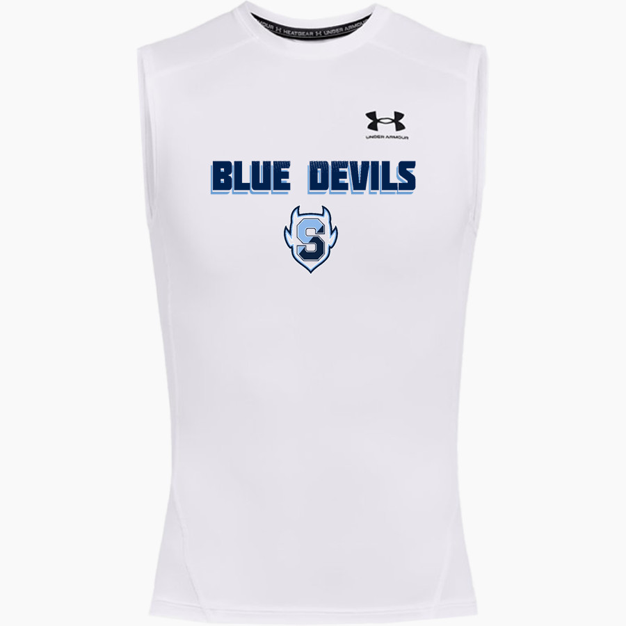 Springbrook Blue Devils <span class="pdp-name-mascot">Springbrook Blue Devils</span> UA Men's Heatgear Armour Compression Sleeveless Top