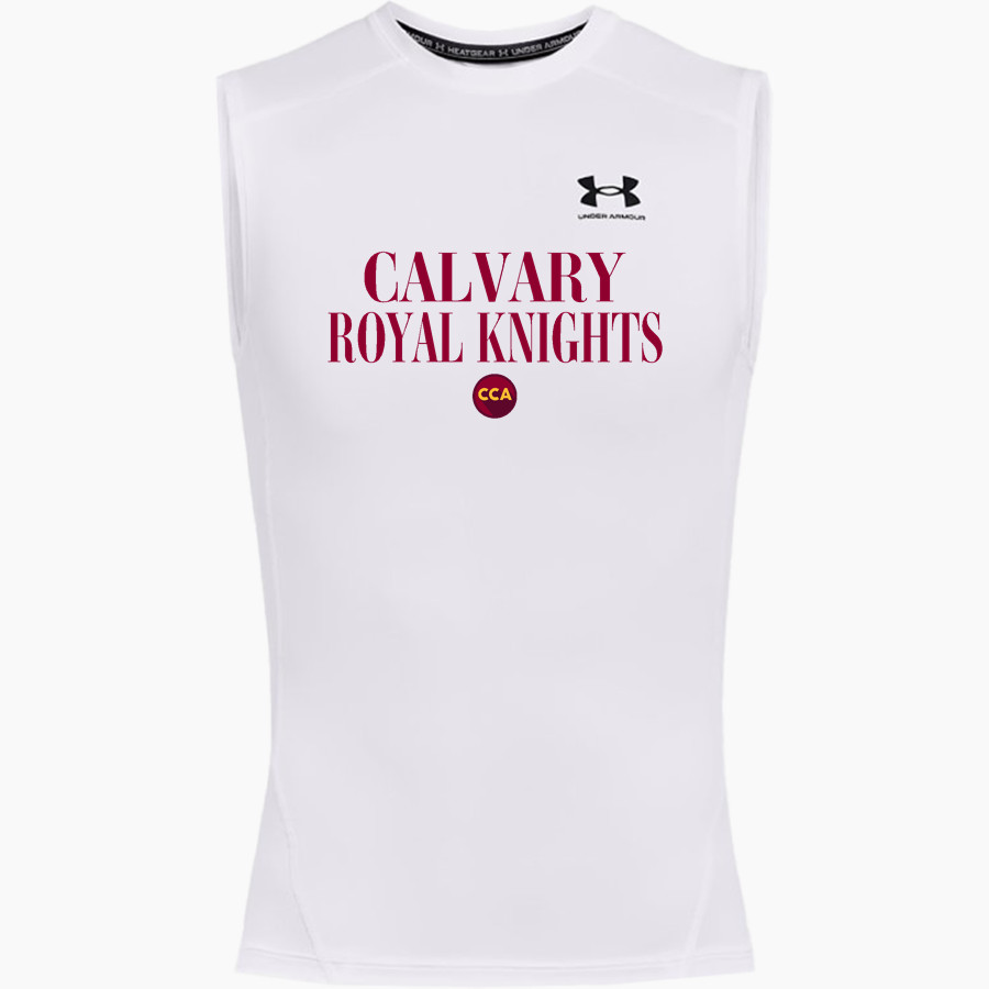 CALVARY CHRISTIAN ACADEMY ROYAL KNIGHTS UA Men's Heatgear Armour Compression Sleeveless Top