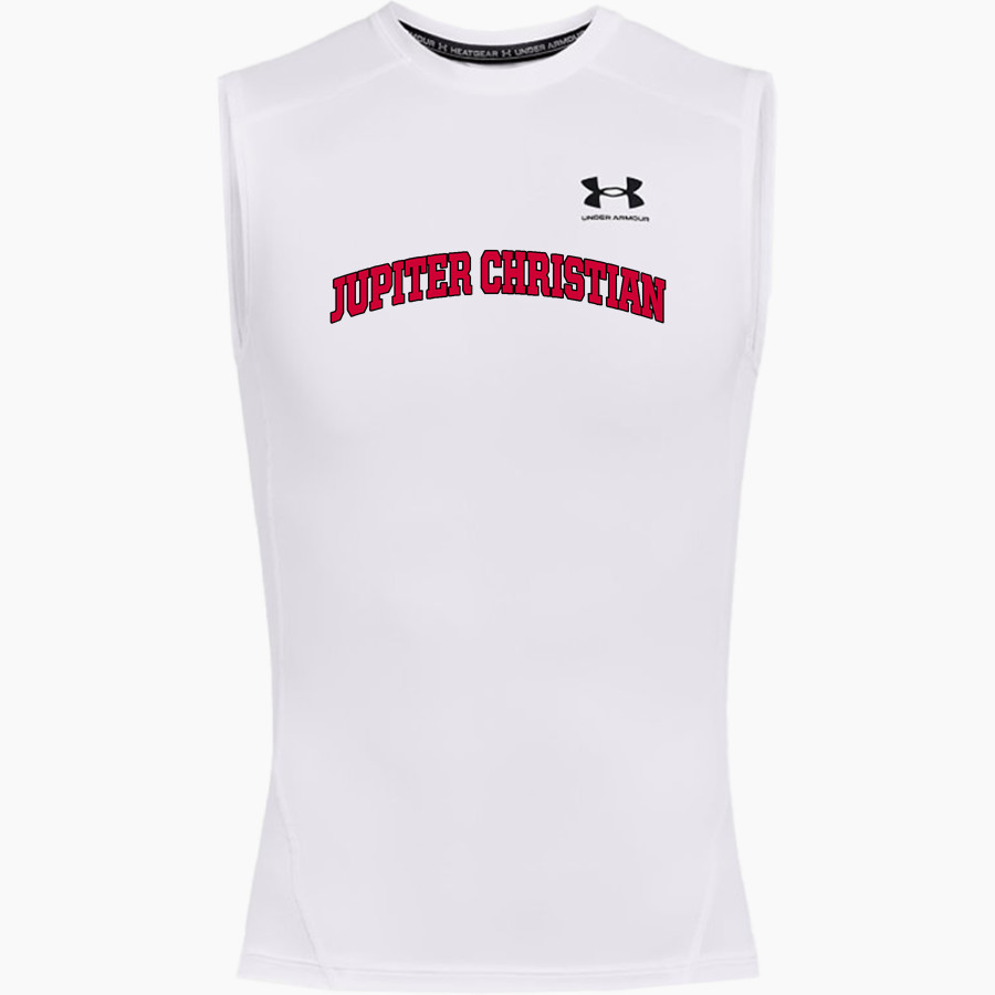 Jupiter Christian Eagles <span class="pdp-name-mascot">Jupiter Eagles</span> UA Men's Heatgear Armour Compression Sleeveless Top