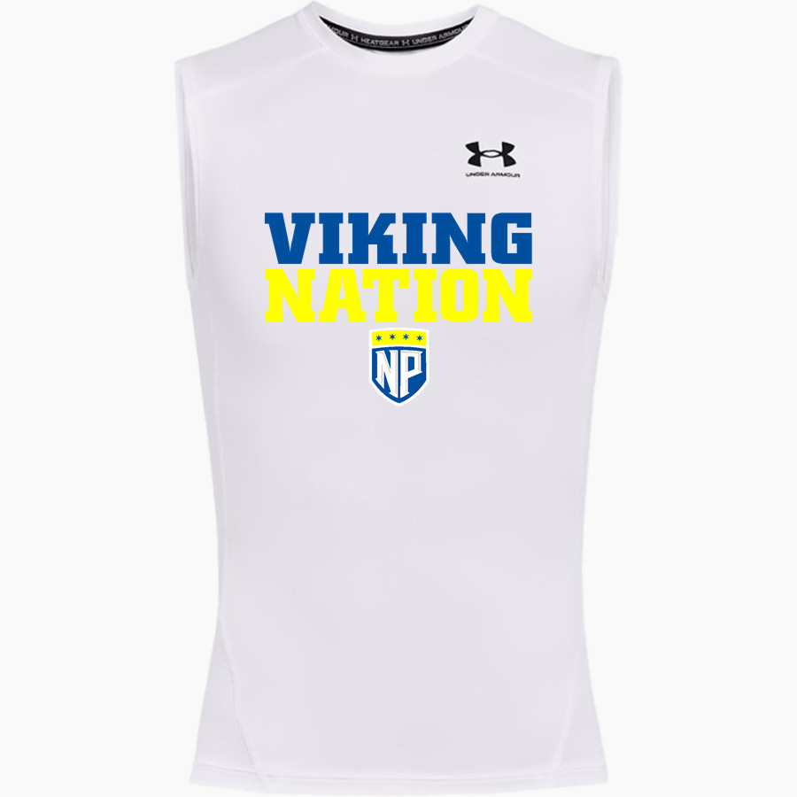 NORTH PARK UNIVERSITY Vikings <span class="pdp-name-mascot">NORTH PARK Vikings</span> UA Men's Heatgear Armour Compression Sleeveless Top