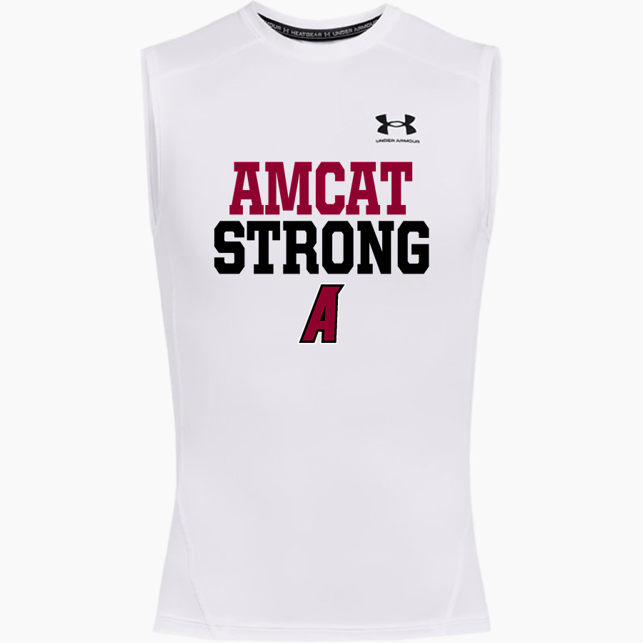 Anna Maria College Amcats <span class="pdp-name-mascot">Anna Maria College Amcats</span> UA Men's Heatgear Armour Compression Sleeveless Top