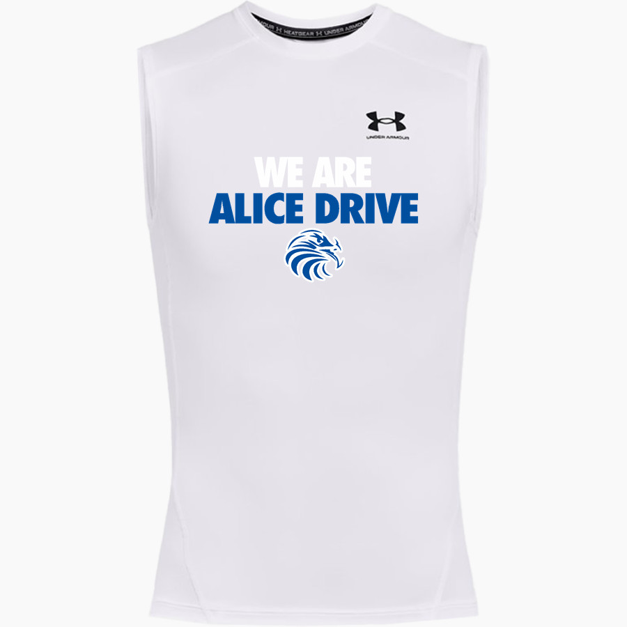 Alice Drive Hawks UA Men's Heatgear Armour Compression Sleeveless Top