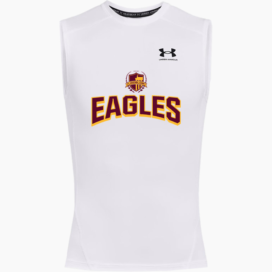 LINDBLOM MATH AND SCIENCE ACADEMY EAGLES UA Men's Heatgear Armour Compression Sleeveless Top