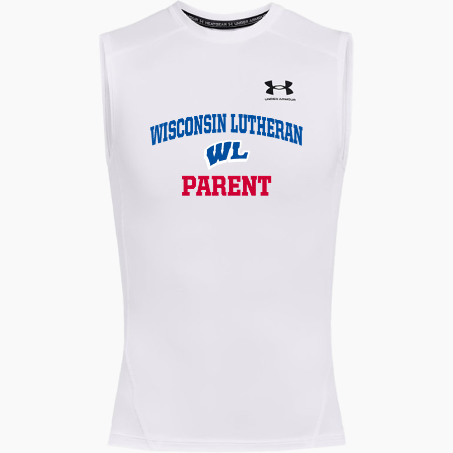 Wisconsin Lutheran Vikings UA Men's Heatgear Armour Compression Sleeveless Top