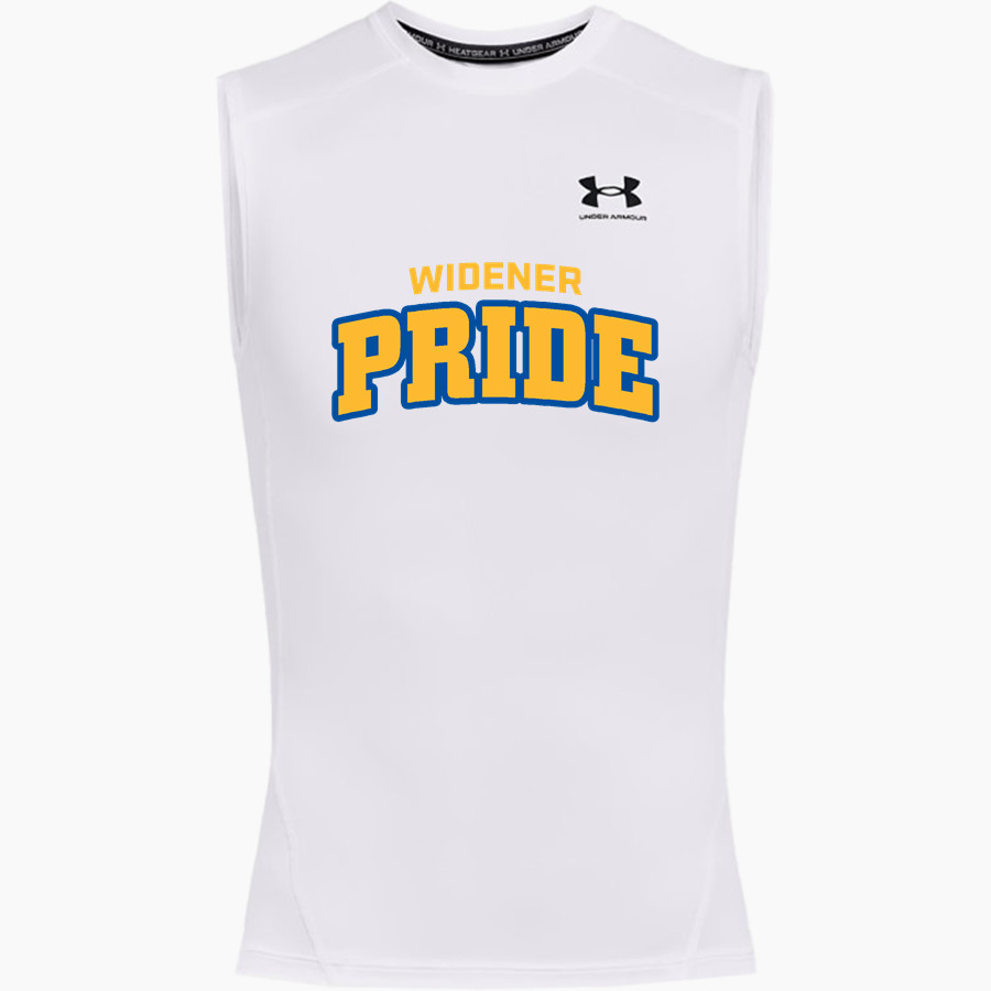 Widener University Pride Online Store UA Men's Heatgear Armour Compression Sleeveless Top