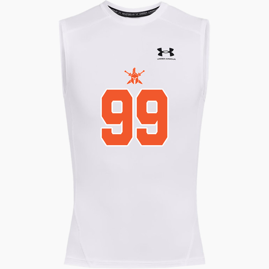 East Mcdowell Trojans <span class="pdp-name-mascot">East Mcdowell Trojans</span> UA Men's Heatgear Armour Compression Sleeveless Top