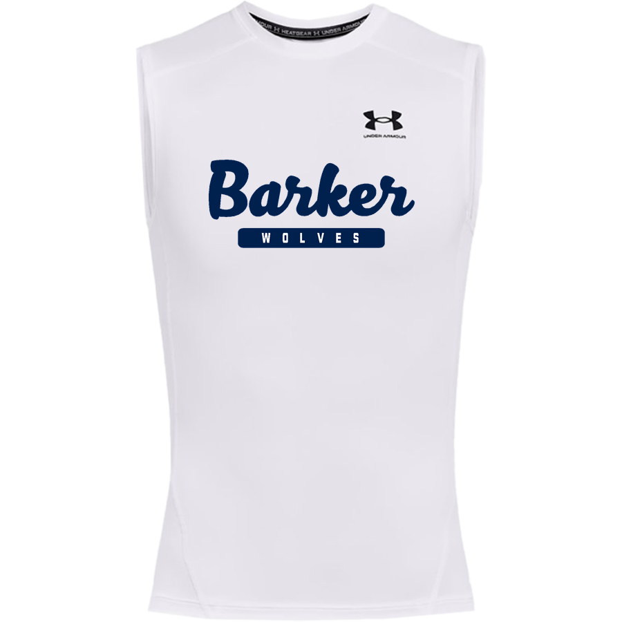 Barker Wolves <span class="pdp-name-mascot">Barker Wolves</span> UA Men's Heatgear Armour Compression Sleeveless Top