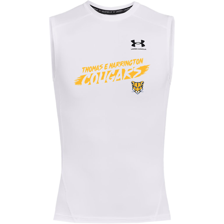 Thomas E Harrington Cougars <span class="pdp-name-mascot">Thomas E Harrington Cougars</span> UA Men's Heatgear Armour Compression Sleeveless Top