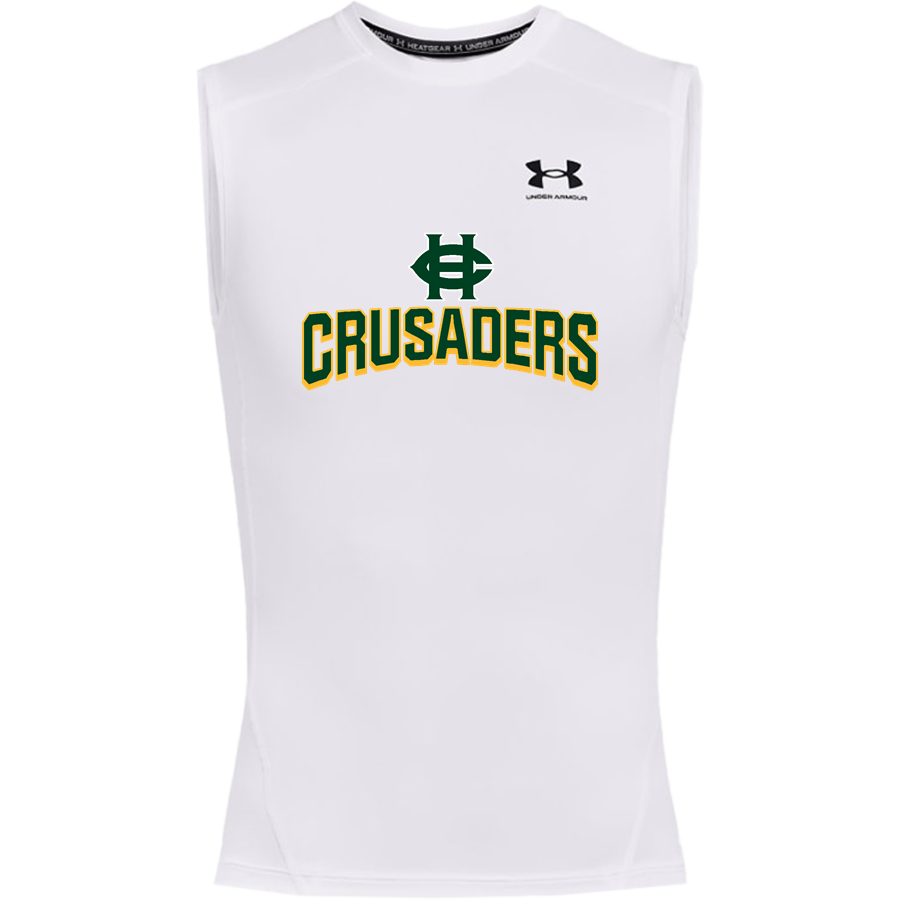 HOLY CROSS HIGH SCHOOL CRUSADERS <span class="pdp-name-mascot">HOLY CROSS CRUSADERS</span> UA Men's Heatgear Armour Compression Sleeveless Top