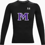 Panther Locker Spirit Wear Store UA Men's Heatgear Armour Long Sleeve Compression Top Front Thumbnail