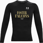 FOSTER HIGH SCHOOL FALCONS <span class="pdp-name-mascot">FOSTER FALCONS</span> UA Men's Heatgear Armour Long Sleeve Compression Top Front Thumbnail