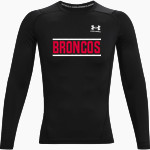 MIDDLEBURG HIGH SCHOOL BRONCOS UA Men's Heatgear Armour Long Sleeve Compression Top Front Thumbnail