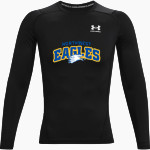 Northwest University Eagles Online Store UA Men's Heatgear Armour Long Sleeve Compression Top Front Thumbnail