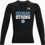 ALL SAINTS CATHOLIC HIGH SCHOOL COUGARS UA Men's Heatgear Armour Long Sleeve Compression Top Front Thumbnail