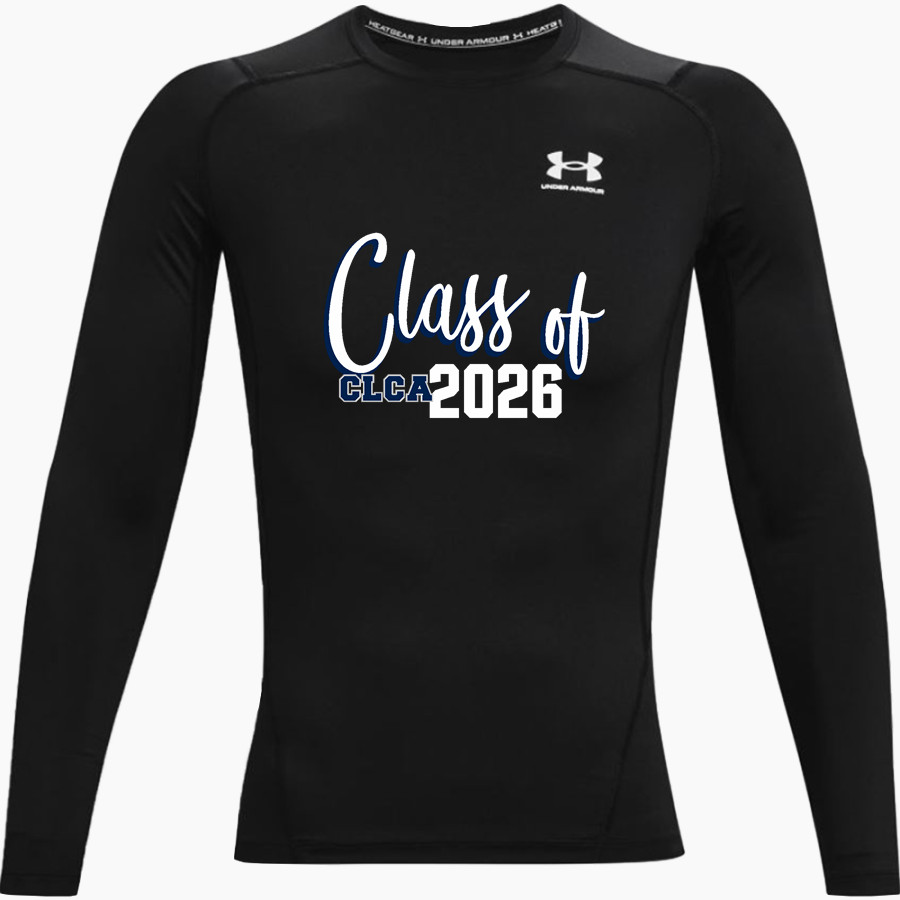 Crown of Life Knights <span class="pdp-name-mascot">Crown of Life Christian Academy Knights</span> UA Men's Heatgear Armour Long Sleeve Compression Top