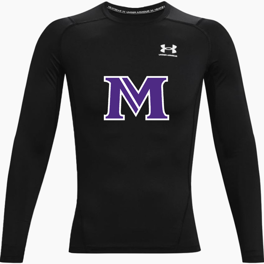 Panther Locker Spirit Wear Store UA Men's Heatgear Armour Long Sleeve Compression Top