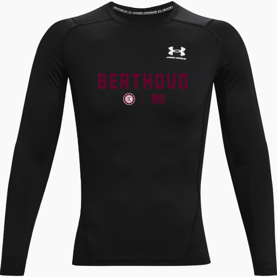 BERTHOUD HIGH SCHOOL SPARTANS <span class="pdp-name-mascot">BERTHOUD SPARTANS</span> UA Men's Heatgear Armour Long Sleeve Compression Top