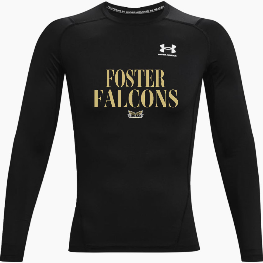 FOSTER HIGH SCHOOL FALCONS <span class="pdp-name-mascot">FOSTER FALCONS</span> UA Men's Heatgear Armour Long Sleeve Compression Top